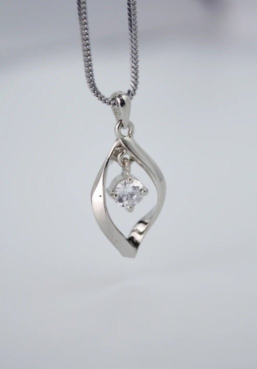 Crystal Teardrop Necklace